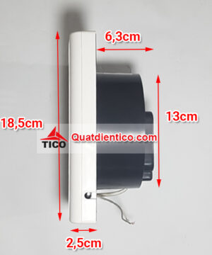 Kích thước quạt mini TC-12AV6