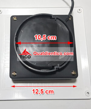 Mặt sau quạt hút gió mini TC-14AV6