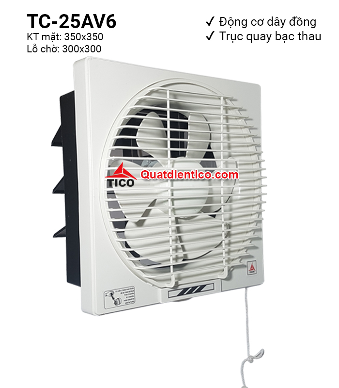 Quạt thông gió 2 chiều Tico TC-25AV6