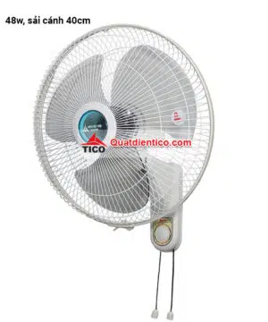 Quạt treo tường cao cấp TCKMS màu trắng-Tico