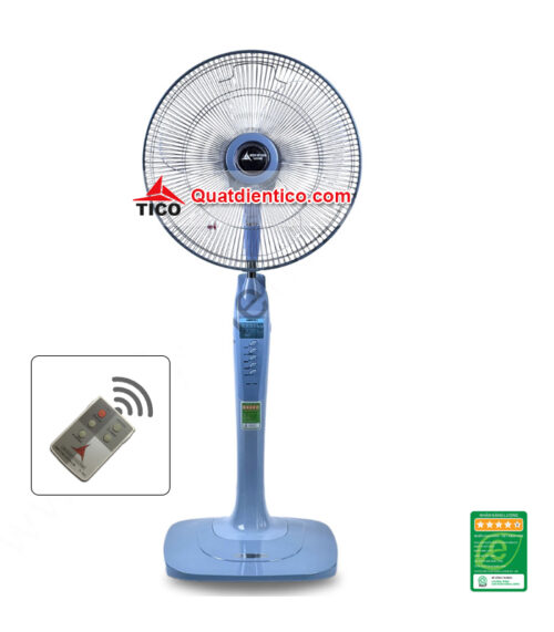Quạt cây mini điều khiển từ xa MK-TC66-xanh