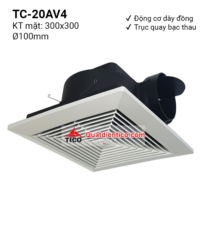 Quạt hút gió âm trần ống ngang TC-20AV4