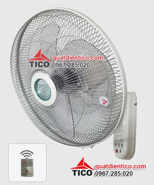 Quạt treo tường điều khiển từ xa TDK400 (màu trắng)