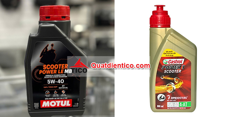 Dầu xe máy thích hợp để sử dụng tra cho quạt điện