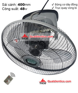 Quạt đảo trần điều khiển từ xa B400
