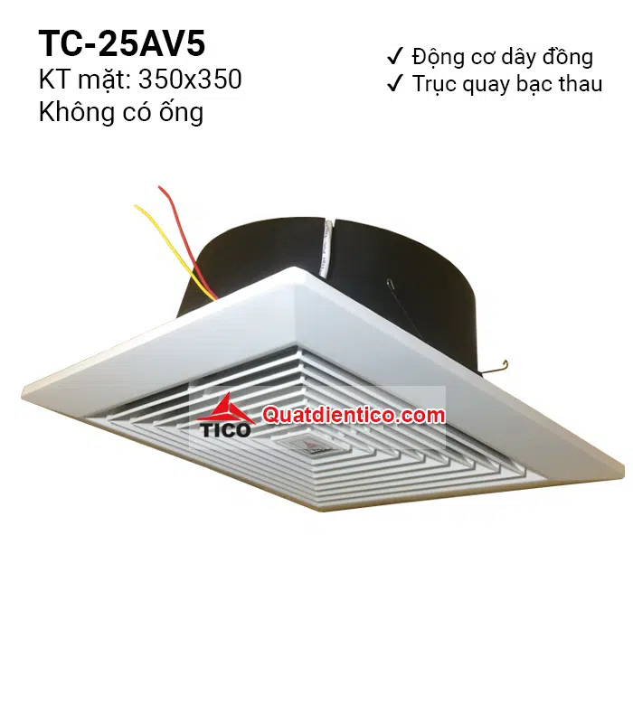 Quạt hút gió âm trần- không có ống dẫn TC-25AV5