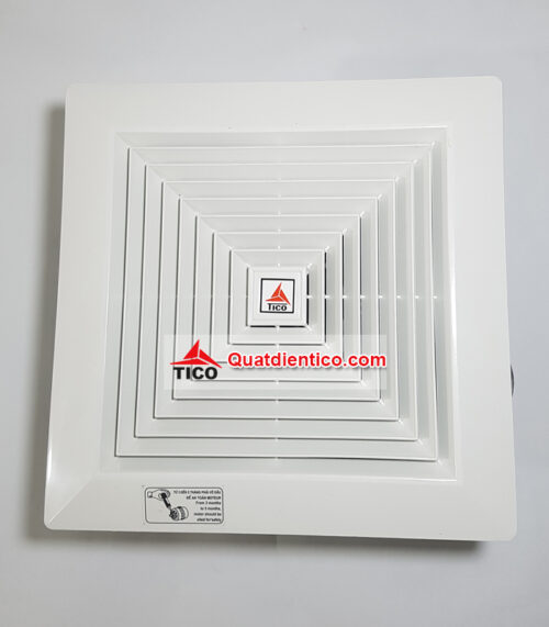 Mặt trước quạt hút âm trần TICO