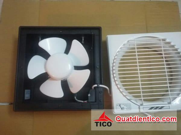 Cách lắp quạt thông gió gắn tường Tico