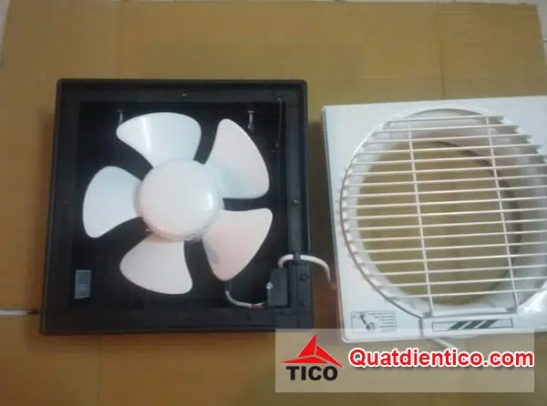 Cách lắp quạt thông gió gắn tường Tico