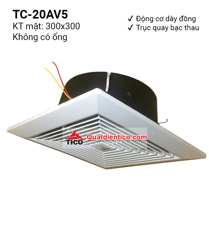 Quạt hút âm trần- hút thẳng TC-20AV5