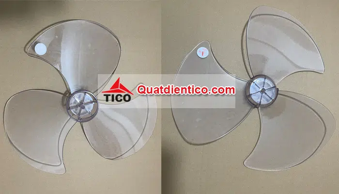 Cánh quạt B4 nhựa trong kiểu tai voi