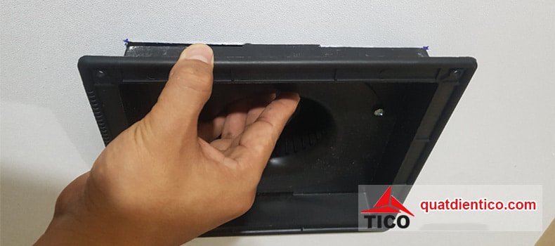 Hướng dẫn lắp quạt hút âm trần nhà vệ sinh