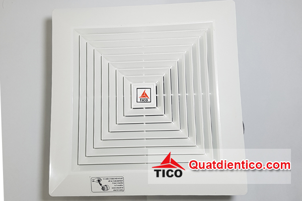 Hướng dẫn lắp quạt hút âm trần nhà vệ sinh- Hoàn thành