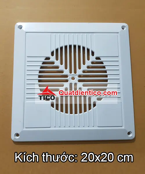 Mặt nạ quạt hút âm trần kích thước 20x20