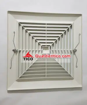 Mặt nạ quạt hút âm trần- mặt sau