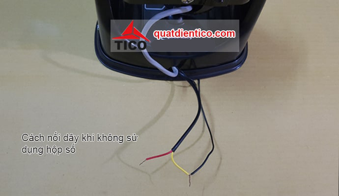 Cách đấu dây hộp số quạt trần đảo trần Tico