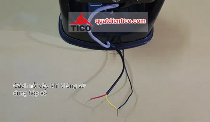 Cách đấu dây hộp số quạt trần đảo trần Tico