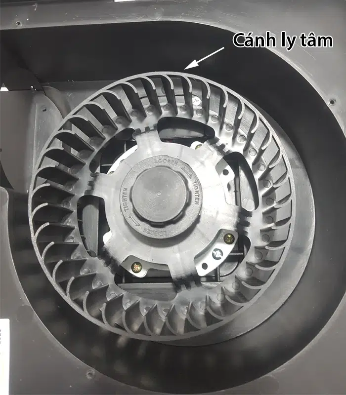 Quạt sử dụng cánh ly tâm