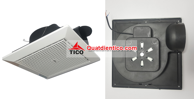 Quạt hút mùi nhà vệ sinh âm trần TICO