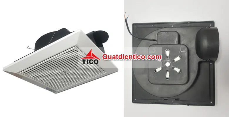 Quạt hút mùi nhà vệ sinh âm trần TICO