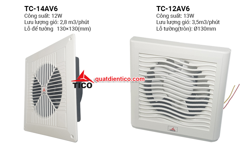 Quạt thông gió gắn tường loại nhỏ cho nhà vệ sinh