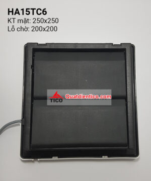 Mặt sau, cửa chắn mùi của quạt HA15TC6