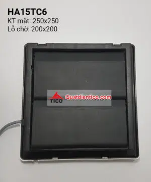 Mặt sau, cửa chắn mùi của quạt HA15TC6