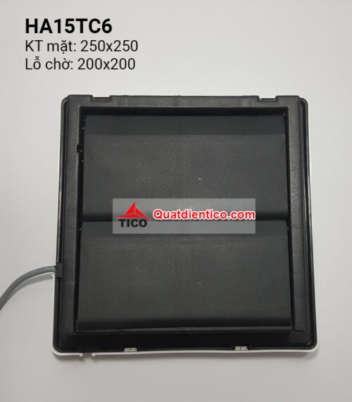 Mặt sau, cửa chắn mùi của quạt HA15TC6