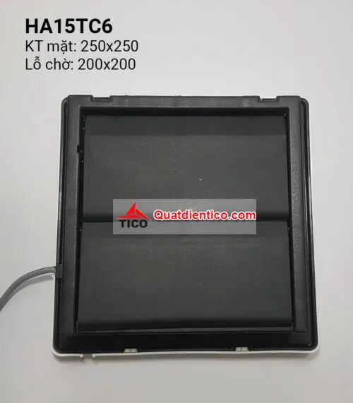 Mặt sau, cửa chắn mùi của quạt HA15TC6